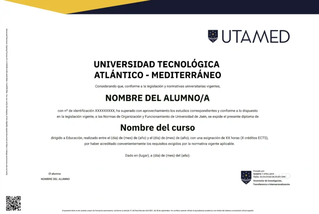Certificado del curso de agente inmobiliario de Euroinnova